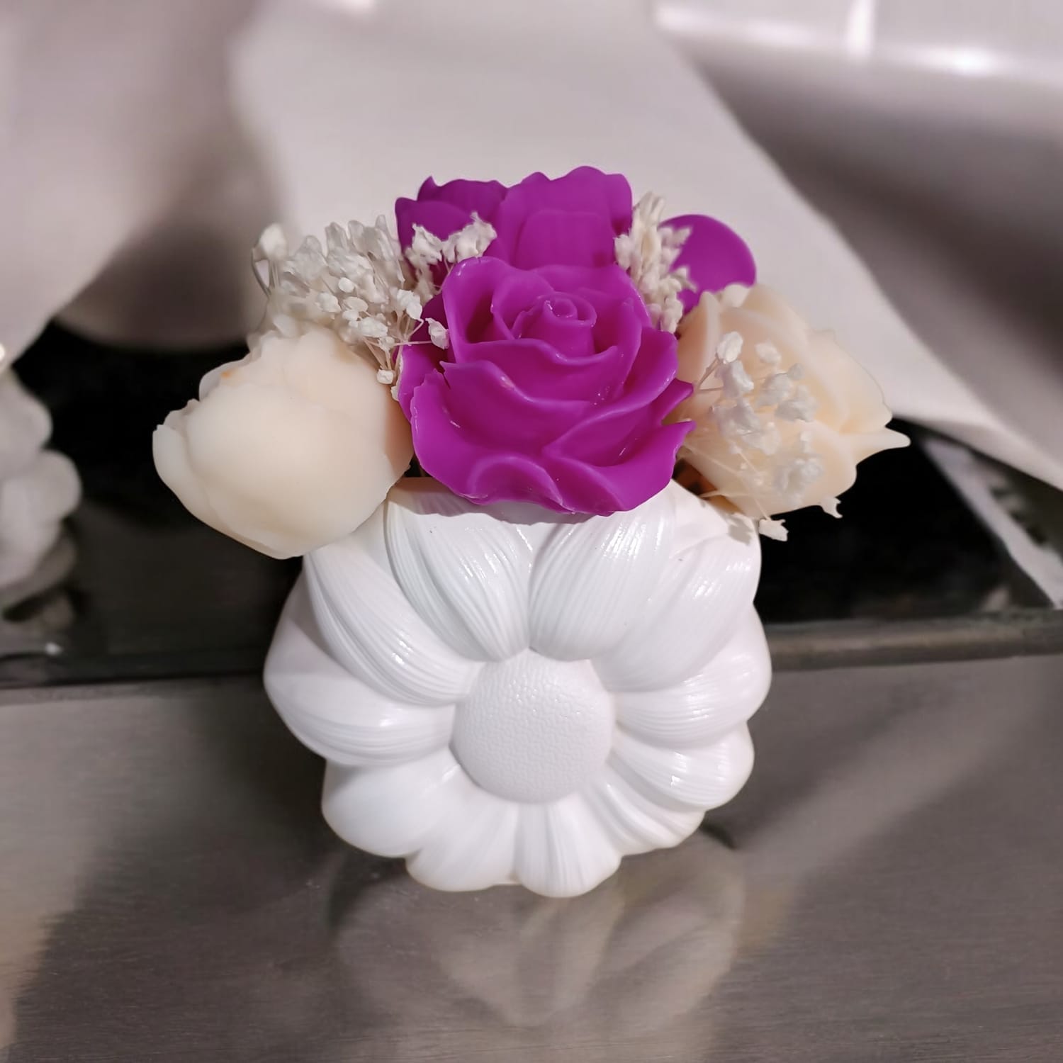 Bouquet parfumé pot marguerite