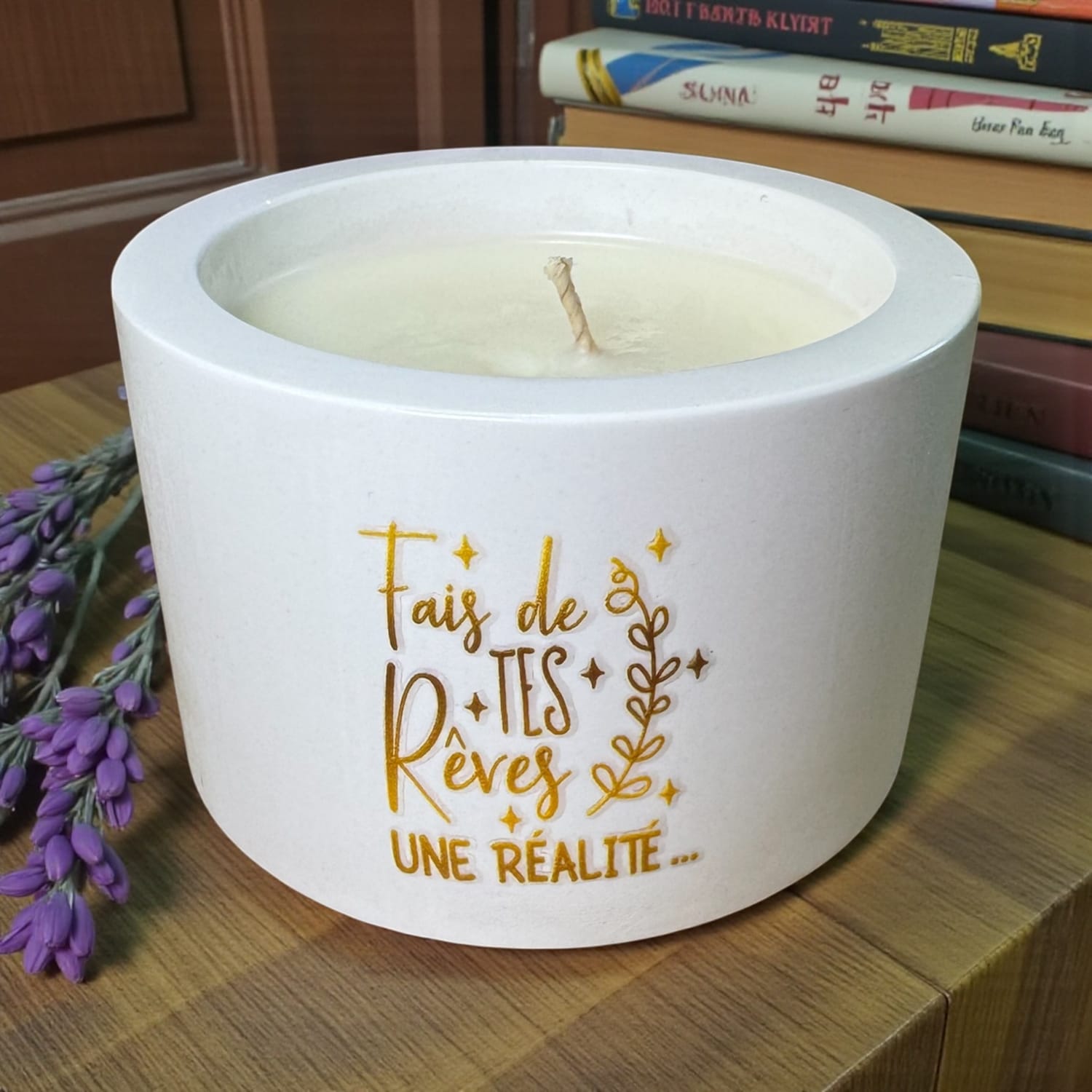 Bougies parfumés citations Vue 2