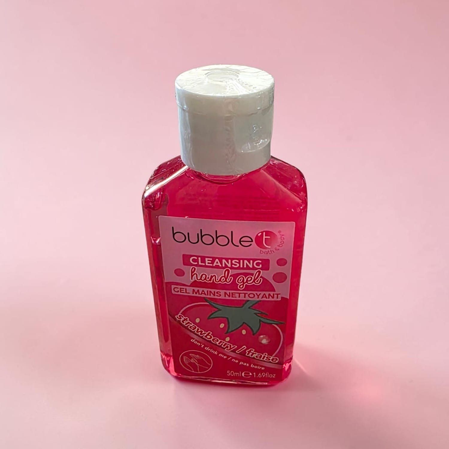 Gel nettoyant mains fraises