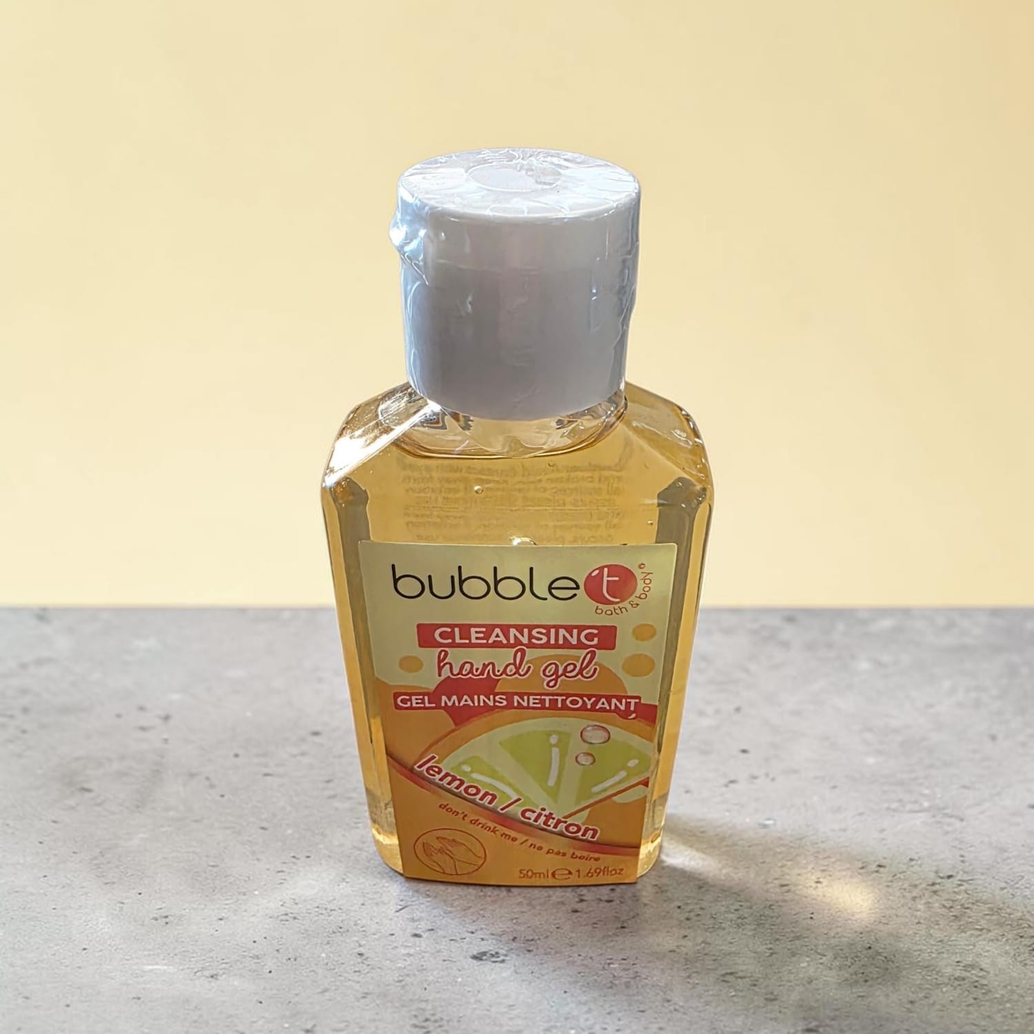 Gel nettoyant mains citron